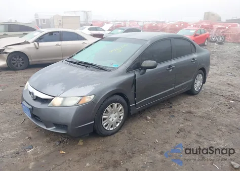 2010 Honda Civic Vp from USA, damaged, VIN 2HGFA1F39AH509548